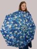 Női esernyő- Kék színű, lufi mintázattal, automata működéssel