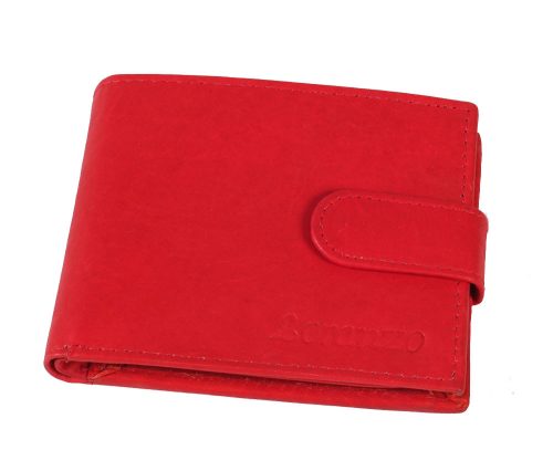 Loranzo bőr pénztárca No.403 piros színű 