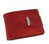 Loranzo bőr pénztárca No.464 piros színű 