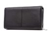 Jennifer Jones női bőr pénztárca matt fekete színű RFID